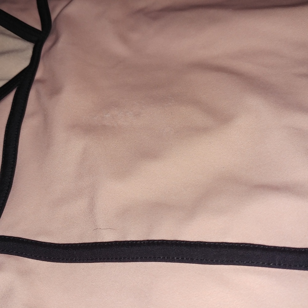 LA HEARTS | One Piece Swimsuit Blush Pink V Neck Pinup Floral Corset XL - Picture 7 of 8